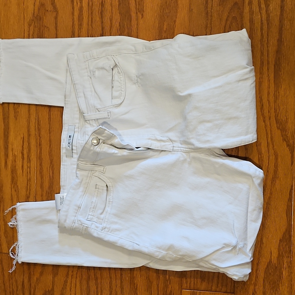 Joe's Women's White Distressed Jeans - Picture 6 of 11